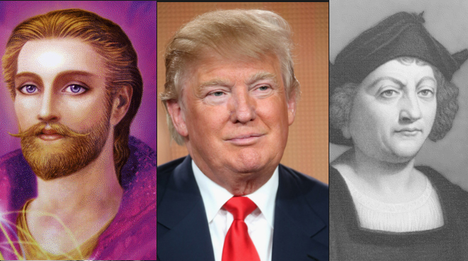 President Donald Trump is an aspect of Saint Germain who was also Christopher Columbus