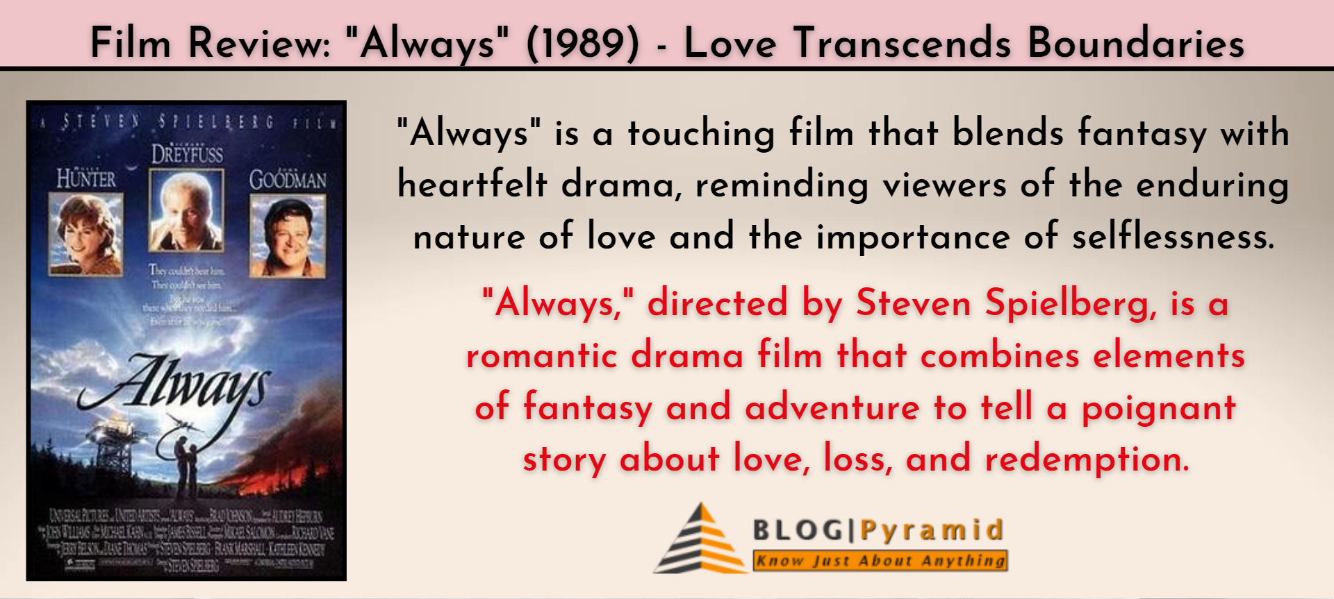 Film Review: “Always” (1989) – Love Transcends Boundaries