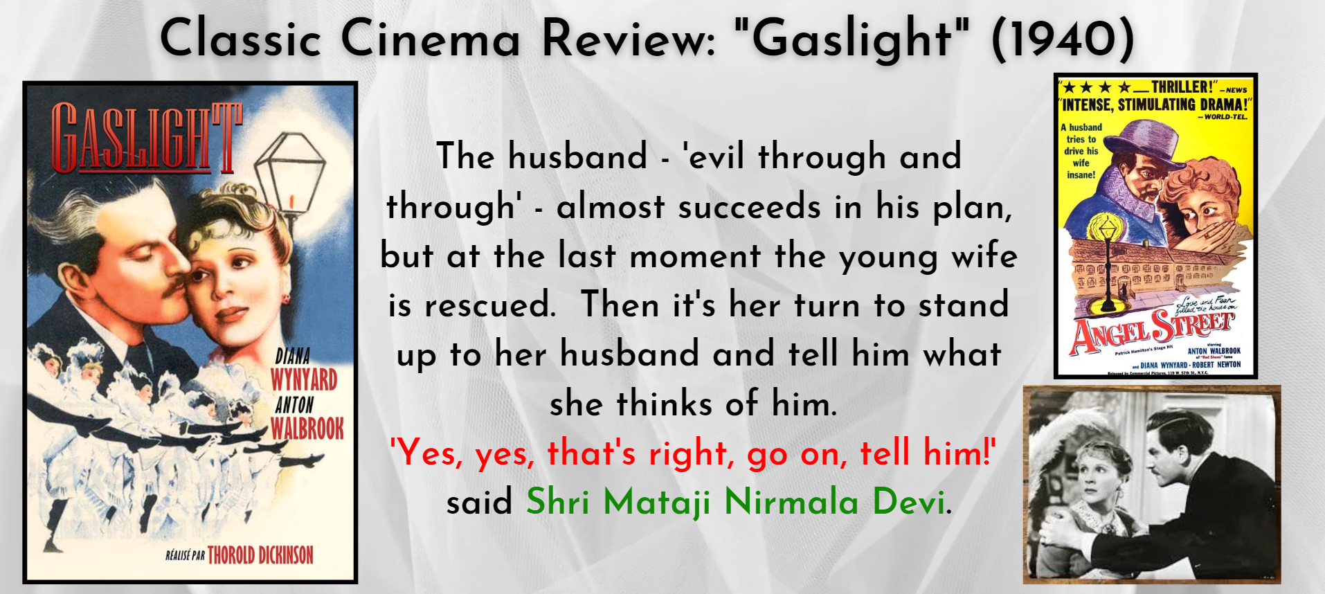 Classic Cinema Review: “Gaslight” (1940)