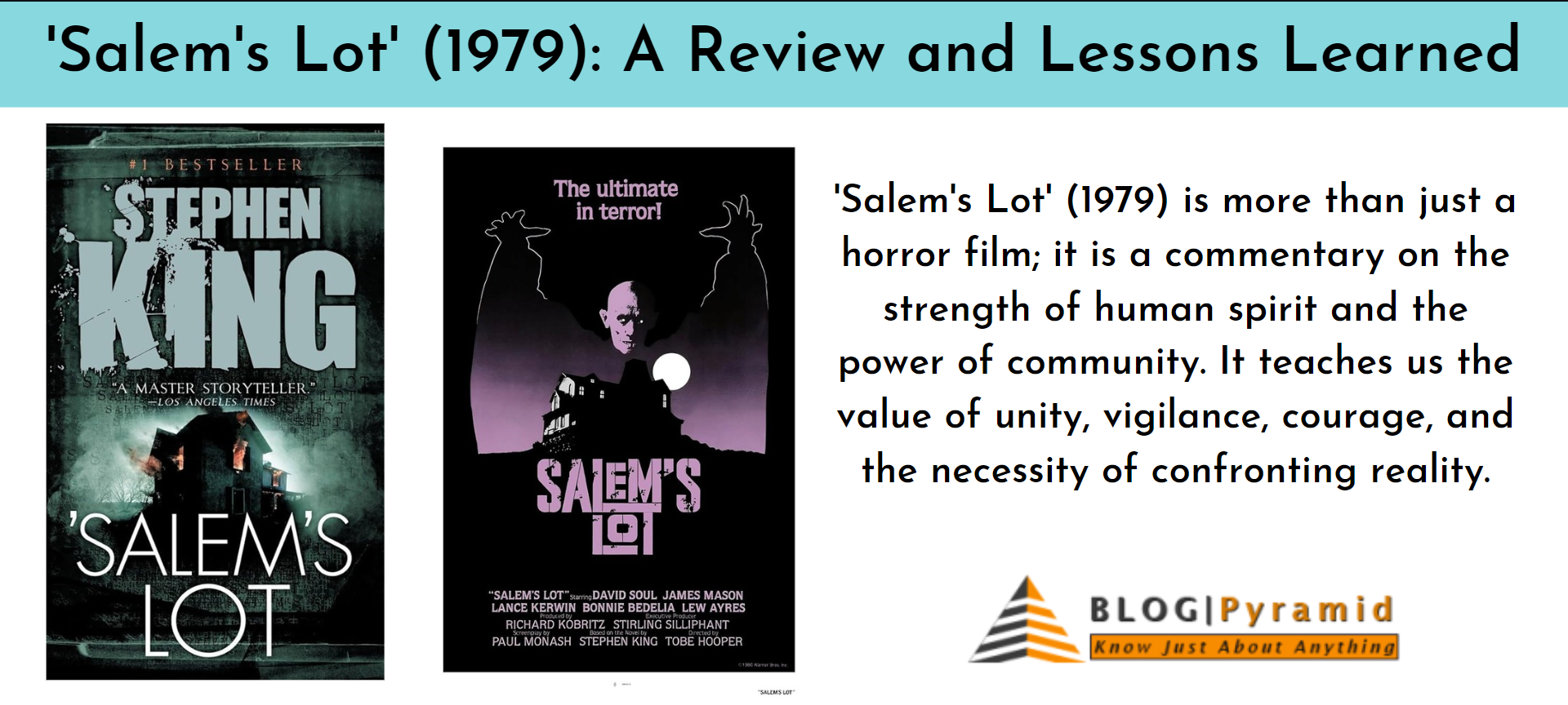 ‘Salem’s Lot’ (1979): A Review and Lessons Learned